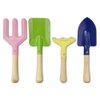 LIDAGO Set of 4 Kids Garden Tools Includes Shovel, Rake, and Trowel | Children Beach Sandbox Toy