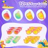 Rugort Kids Sunglasses Bulk Party Favors - 12 Packs Girls Sunglasses for Kids Age 3-8 with UV 400 Protection, Neon Sunglasses for Kids Birthday Party