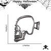 Hair Clips Skull Claw Clips Metal Black Claw Clips Skull Head Shape Design Hair Accessories for Women Girls Thick Thin Hair Cosplay Halloween Decorations 1PCS