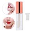 YIPINER Case of 90 packs, Empty Plastic Clear Lip Gloss Tubes Lip Balm Bottle Container Rose Gold Transparent 1.2ML Makeup Tool for Women (90 pcs, Rose Gold)