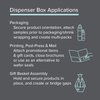 Glue Dots Pro Dispenser Box Applicator with 4000 (1/2") Low-Profile Super-High Tack Double-Sided Adhesive Dots