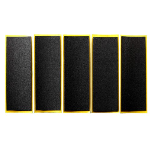 NOAHWOOD Fingerboards Parts Professional Grip Tape ( 5 Pcs/Bag Black)