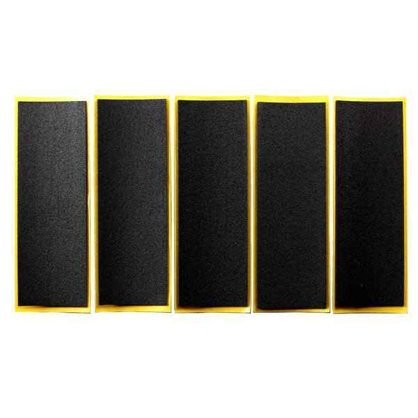 NOAHWOOD Fingerboards Parts Professional Grip Tape ( 5 Pcs/Bag Black)