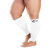 Zeta Wear Plus Size Leg Sleeve Support Socks - The Wide Calf Compression Sleeve Women Love for Its Amazing Fit, Cotton-Rich Comfort, Graduated Compression & Soothing Relief, 1 Pair, Size 3XL, Gray