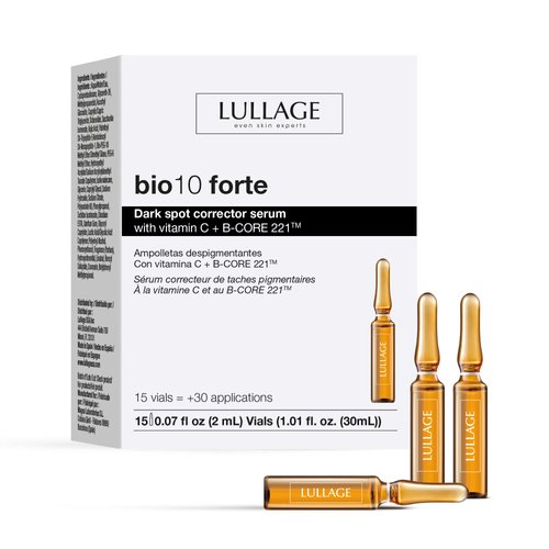 Dark Spot Corrector bio10 Forte with Vitamin C & B-CORE 221TM, Dark Spot Corrector Serum (15 Ampoules)