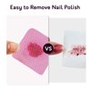 1080PCS Lint Free Nail Wipes- Non-Woven Soft Nail Polish Remover Pads, Nail Polish Remover Wipes Pink- Lint Free Wipes for Nail Polish Remover, Eyelash Extensions and Nail Art- DIY Nail Supplies