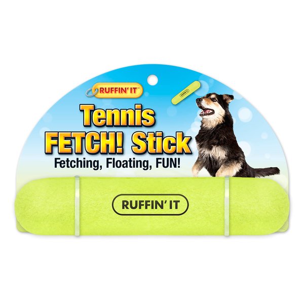 Ruffin' It Tennis Fetch Stick for Dogs - Dog Chew Toy for Park, Home, or Beach