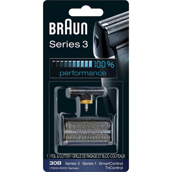 Braun Series 3 30B Foil & Cutter Replacement Head, Compatible with 7000/4000 range of shavers; and Previous Generation Series 3