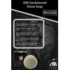 G.B.S Men's Sandalwood Shaving Soap with Shea Butter and Glycerin, 3oz