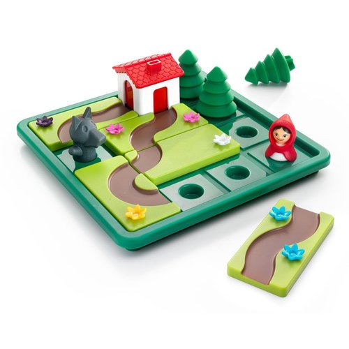 SmartGames Little Red Riding Hood Deluxe Skill-Building Board Game with Picture Book for Ages 4+