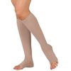 30-40 mmHg Juzo Dynamic (Varin) AD-N Compression Stockings. Knee High. Open Toe. Short. Silicone Grip. 3.5cm , Size:V