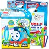 Thomas the Train Paint With Water Set for Kids Toddlers Bundle ~ Reusable Mess Free Imagine Ink Book with Water Surprise Brush, Mini Coloring Book, Stickers (Thomas and Friends Water Painting Kit)