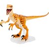 Mattel Jurassic World Toys Amber Collection Tiger Velociraptor 6-in Dinosaur Action Figure, Movie-Authentic Detail, Movable Joints & Figure Display Stand, Collectible Gift 8 Years & Up