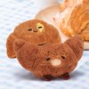 Caaaat Butter Croissant Bread Plush, Cute Stuffed Bread Croissant Plushies, Funny Food Toys Decor Pillow, Stuffed Toy Squishy Plushies for Boys & Girls