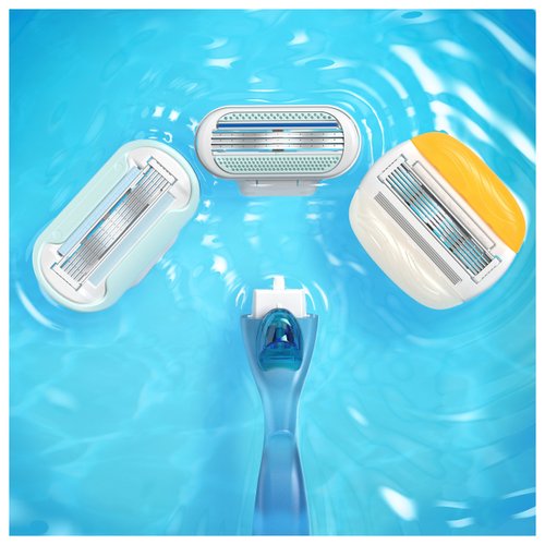 Gillette Venus Original + Gillette Venus Swirl Women's Razor Blades - 4 Refills