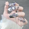5Pcs Finger Tip Nail Rings for Women Girls, Adjustable Opening Nail Art Charms Accessories, Finger Tip Ring Claw Rings Nail, Irregular Fingertip Nail Armor Ring Punk Jewelry Set