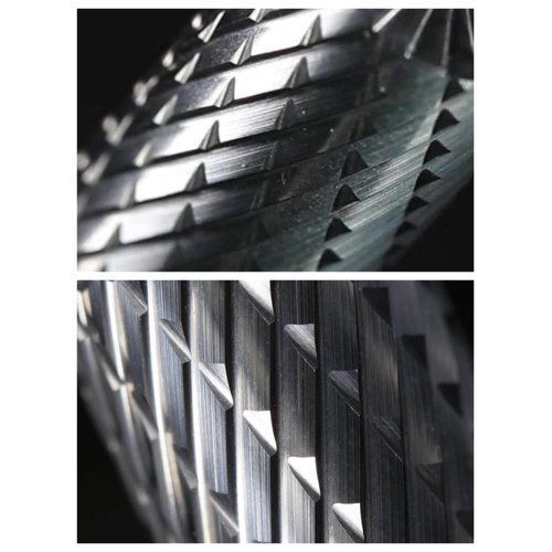 Sworker 1 Pc Head 1/2" Carbide Burr Set 1/4 Shank Die Grinder Bits Drill Bits Grinding Bits for Metal Rotary Tool Attachment Accessories Rasp Weld Wood Stone Deburring Compatible with Milwaukee Dewalt