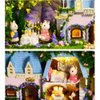 Spilay Dollhouse Miniature with Furniture,DIY Dollhouse Kit Mini Iron Box Theater,1:24 Scale Creative Room Toys Best Birthday Gift for Adults and Teenagers Lover (Sweet Dreams Among Blooms) Q10