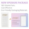 EMEDA 180 Fans Premade Fans Eyelash Extensions Pointy Base Thin Base 8D Stable C Curl Premade Lash Extensions Fans Pre Fanned Volume Lash Extensions (8D 0.07 C Mix 8-14mm)