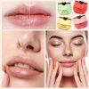 4 PCS Bee Lip Balm Lip Mask Honey Pot,Honey & Strawberry & Watermelon & Apple Lime Lip Mask Propolis Moisturizing Lip Balm with Stick,Sleeping Lip Mask Hydrating Prevention Dry & Cracked