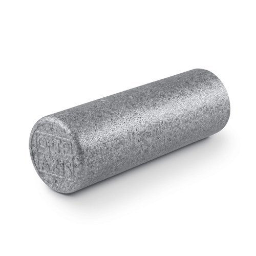 OPTP Silver AXIS Foam Roller - Moderate Density, 18” x 6” Round - Durable Massage Roller for Myofascial Release, Exercise, Workout Recovery