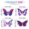BARTOSI Butterfly Hair Clips Purple Butterfly Hair Barrettes Butterflies Hairpin Cute Decorative Bobby Pins Hair Accessories for Women and Girls (Pack of 10)