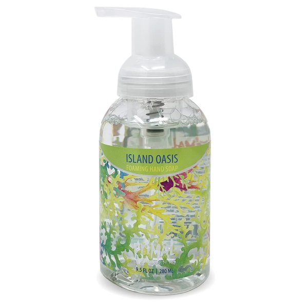 Primal Elements Nourishing Foaming Hand Soap, Gentle Hand Wash for Softer and Cleaner Hands, Washes Away Dirt – 9.5 FL OZ (Island Oasis, 1-Pack)