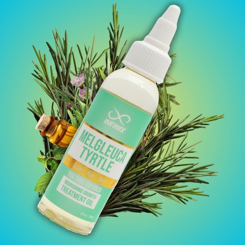 Infinix Treatment Hair Oil - Melgleuca Tyrtle - Tea Tree Infused - Nourishing Growth and Scalp Tr...