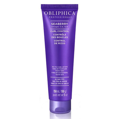 Obliphica Professional Hair Styling Agent - Defining Cream for Normal, Coarse Thick Hair, 5 Fl Oz, Anti-Humidity Protection, Curl Enhancer, Natural UV Protection