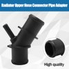Radiator Upper Hose Connector Pipe Adapter Fits for 2009 2010 2011 2012 Toyota Rav4 Replaces 16571-0V020 165710V020 16057-36011 1605736011