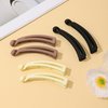 6 Pack Small Banana Hair Clips for Women Non Slip Ponytail Banana Clip for Thin Fine Hair