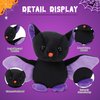 Plushland Halloween Black Bat Stuffed Animal Plush Toys,Soft Toy Gifts for Kids 7 Inch