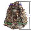 ABCAMO Camo Face Turkey Hunting Face Mask Ghillie Camouflage Leafy Cover Full Face Mask Realtree Camo Outdoor Mask