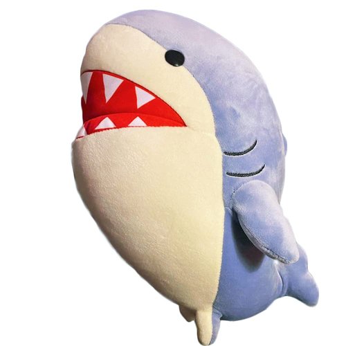 JCvCX 14'' Shark Plush Toy Cute Shark Soft Plush Doll Plush Figure Cartoon Stuffed Plush Toy Stuffed Pillow