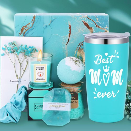 Women Spa Gifts Basket Birthday Box Set Mother Day Mom in Law Step Wife Daughter Grandma Son Husband Unique Elderly Useful Long Distance Birthday Present Funny Personalized Sentimental Best