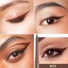 Mefyhtune Eyeliner Brown Waterproof Retractable Matte Brown Pencil Eyeliner Smudge-proof Hypoallergenic (09#)