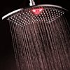 Dream Spa AquaFan 12 inch All-Chrome Rainfall-LED-Shower-Head with Color-Changing LED/LCD Temperature Display