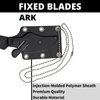 Spyderco Ark Salt Fixed Blade Knife with 2.56" H-1 Corrosion-Resistant Steel Blade and Premium Injection-Molded Polymer Sheath - PlainEdge - FB35PBK
