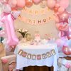 40 inch Number 9 Balloon with Bow Pink Happy Birthday Jumbo Number Balloon for Girls Daughter Birthday Decorations Party Supplies (Number 9)