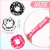 MTLEE 24 Pcs Cheer Scrunchies Bulk Cheer Pack Gifts Cheer Hair Accessories Cheerleading Hair Ties Cheerleading Elastics for Women Cheer Teams Birthday Party