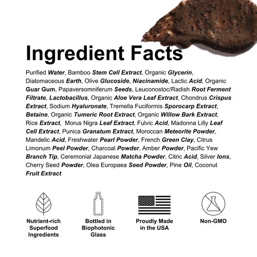 Alitura Meteorite Scrub. Ultra-refined granules of Freshwater Pearl Powder and Bamboo Stem Cells gently polish for an instant, silky smooth complexion.