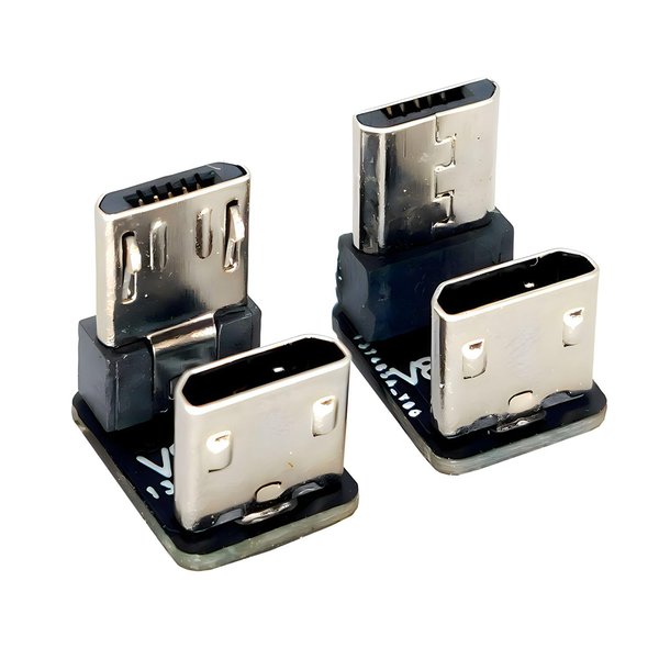 STUPDOLERI Cellphone/Tablet USB Micro Male to Female Sync & Charging Extension Cable Male to Female U-Shaped Extender