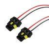 iJDMTOY 900-Series 9005 9006 Female Adapter Wiring Harness Sockets Wire Compatible with Automtive Driving Light, Fog Light, etc