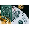 Bicycle Jacquard Premium Playing Cards, Silver and Emerald Green, 1 Deck