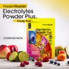PowderVitamin Electrolytes Powder Plus, Keto, Variety Pack B, Sugar Free, Pink Himalayan Salt, 1000mg Potassium, 120mg Calcium, 120mg Magnesium, Non-GMO, Zero Calories, (16 Hydration Packets)