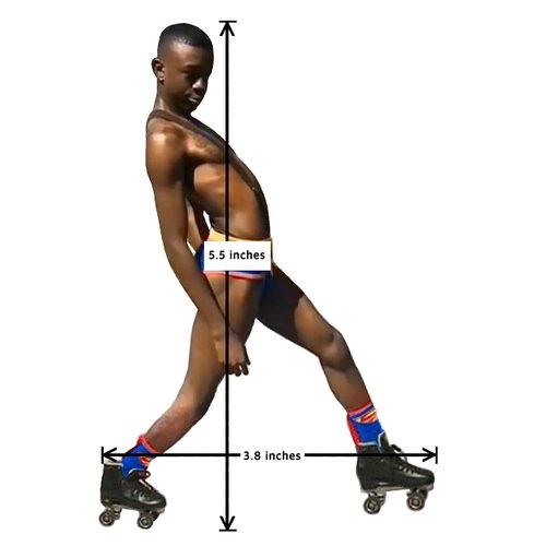 4 Funny Stickers Pranks for Cars, Laptops, Water Bottles, Trucks, SUV, Decal Prank Ideas - Super Man Drawers on Roller Skates