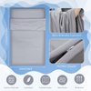 Irenare Self Tan Sleep Sack Breathable Self Tanning Sheets Self Tanning Bed Sheet Protector Self Tan Sleep Bag Travel and Camping Sheet Sleeping Bag Liner for Outdoor Travel Hiking(Silver Gray)