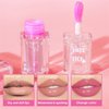 HUDABABY Transparent Warm Changing Pearl Lip Oil,Magic Color Changing Lip Oil,Moisturizing And Moisturizing Lip Gloss, Reducing Lip Lines,Hydrating Lip Glow Oil (04# Pearlescent Color Change Lip Oil)