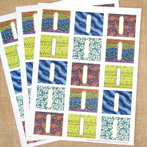 45 Cool Island Poly Weatherproof Essential Oil Bottle or Lip Balm Labels by Rivertree Life