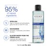 LULLAGE Micellar Water Makeup Remover, Cleanser with Niacinamide + Spirulina + Glacier water for Skin Types, Cleanses, and Purifies Skin and Evens Skin Tone, Micellar Solution (6.8 Fl Oz)